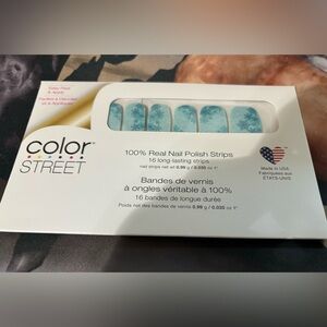 Color Street nail strips in Snow Wonder